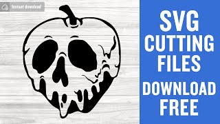 Poison Apple Svg Free Cut File for Cricut