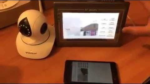 Remote control with IP camera by your phone on wecon HMI!