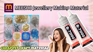 MEESHO Jewellery Making Material Cheapest CRAFT MATERIAL | B-7000 Glue |Under Rs180 | Craft MATERIAL