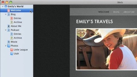 Apple iLife iWeb-Publishing Your Site