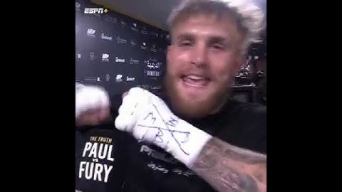 Jake Paul had one final message for Tommy Fury 🗣 #shorts