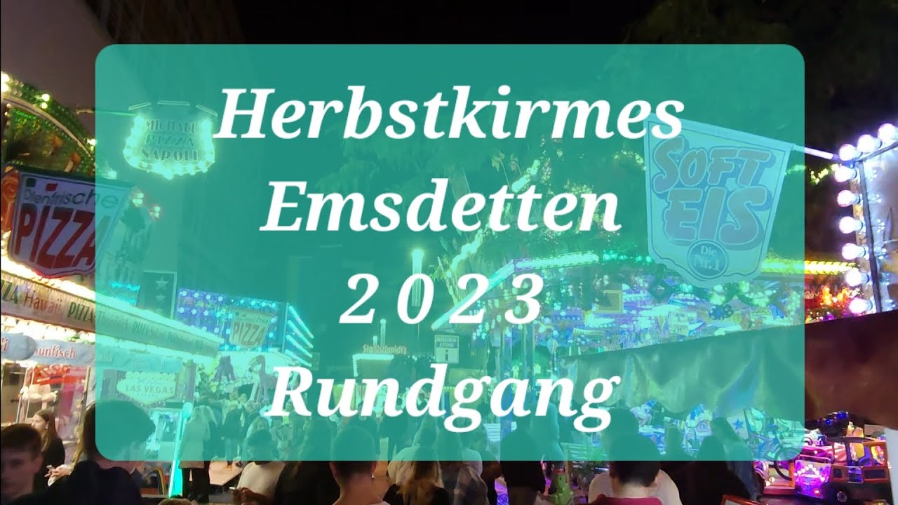 Rundgang Herbstkirmes Emsdetten 2023