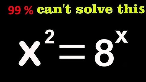 A Nice Math Olympiad exponential equation|#olympiadmath #maths