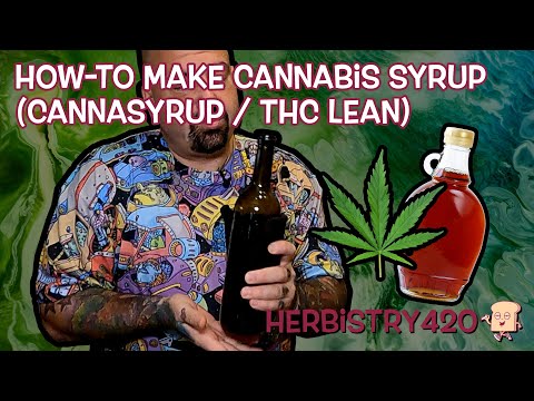 Cómo hacer jarabe de cannabis | CannaSyrup / THC Magro | Herbistería420