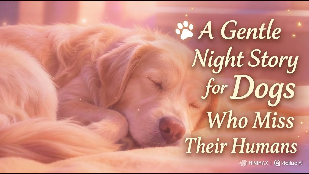 🐾 Bedtime Story for Dogs | Dogs Who Miss Their Human 🐾 | Calm Sleep Aid
