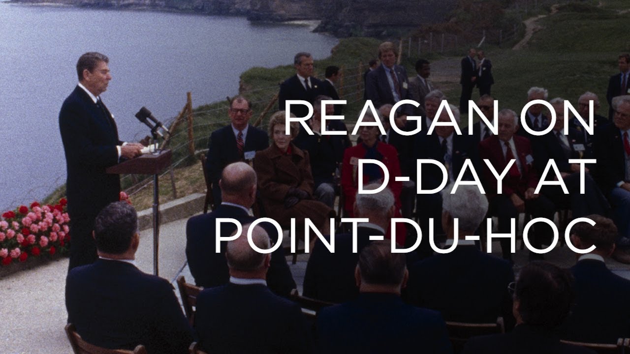 Reagan On D Day At Point Du Hoc Youtube
