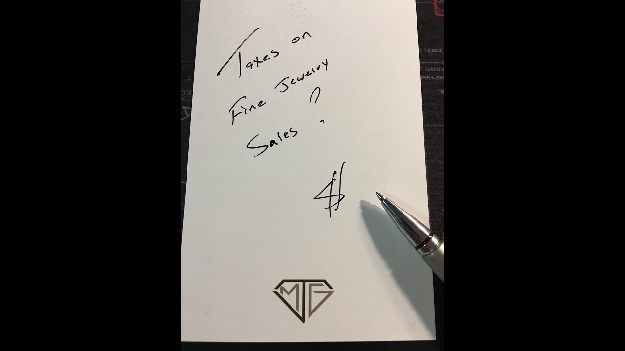 Tax on the sale of jewelry? Will I have to pay tax when I sell my