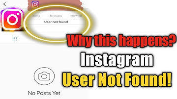 How to fix Instagram User Not Found Problem? | Urdu/Hindi 2020