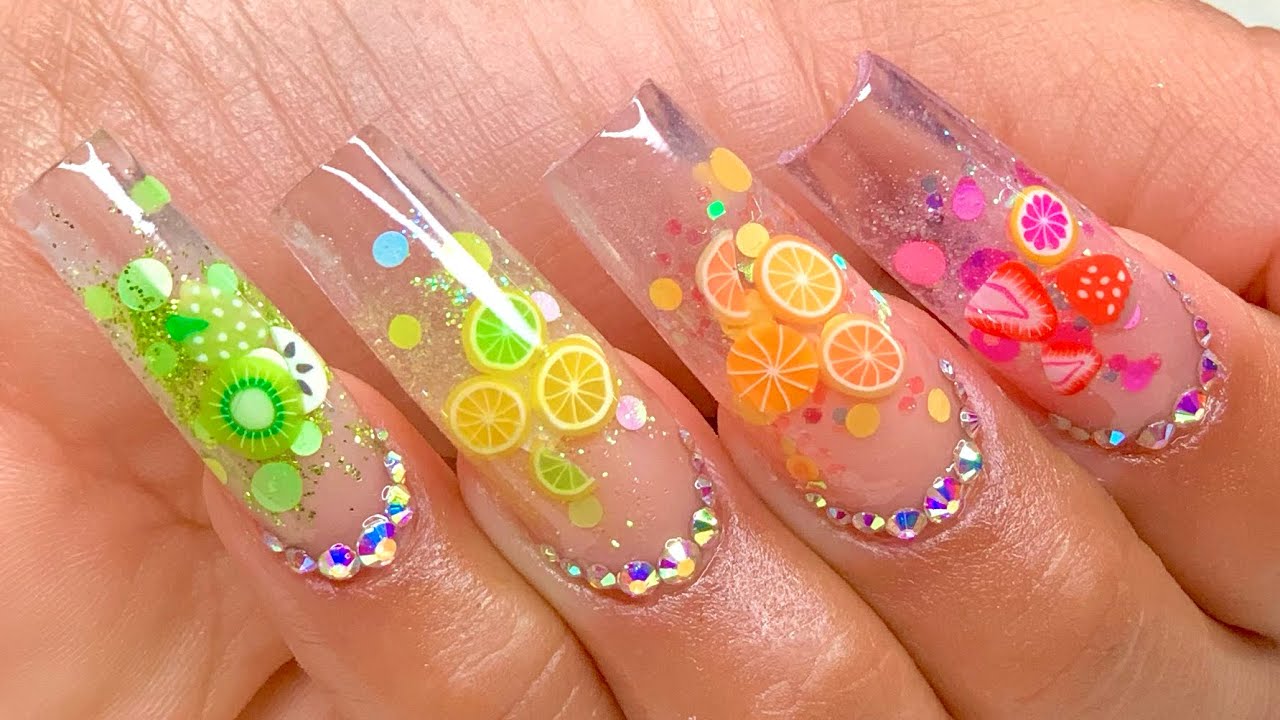 Detalle 43+ imagen uñas acrilicas decoradas con frutas