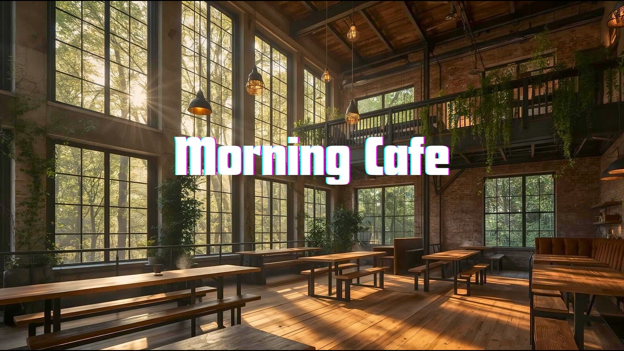 Morning Light in a Forest Cafe ☕ Peaceful Piano Music for Focus, Reading, Calm Mornings