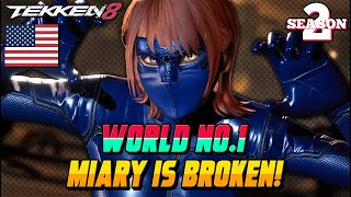 Tekken 8 – P Ling Ranked No.1 MIARY ZO Is Broken – High Level Domination!