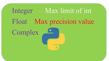 Python Int, float , and complex number in Hindi हिन्दी Video 8
