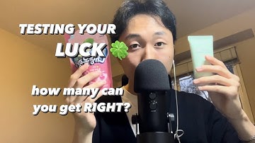 ASMR testing your luck w/ variety of triggers | relax + chill