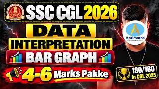 Bar Graph DI 🔥 4-6 Marks Pakke! |Data Interpretation | SSC CGL 2026 | SSC CHSL 2026