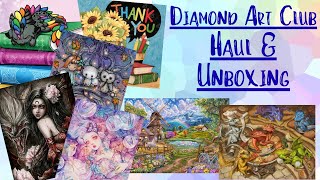 Current Projects Update + Diamond Art Club New Releases Haul & Unboxings