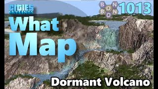 #CitiesSkylines - What Map - Map Review 1013 - Dormant Volcano