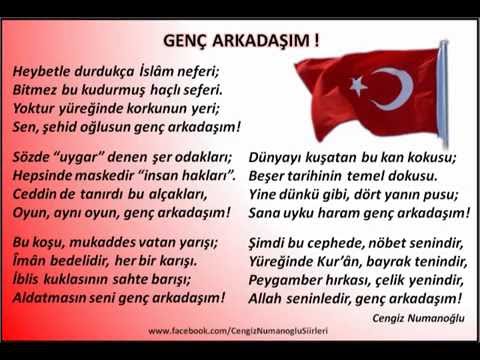 Genç Arkadaşım - Cengiz Numanoğlu (şiir) - YouTube