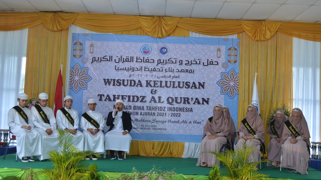 Prosesi Wisuda Kelulusan & Tahfidz Al-Qur'an || Ma'had Bina Tahfidz Indonesia (tahun kelulusan 2022)