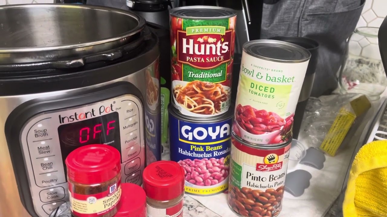 Instant Pot turkey chili part 1