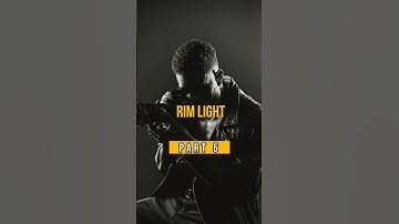 ✏️ Learn lighting styles of photography. Part 5 Rim Lighting 💡.  #photographybasics #rimlight