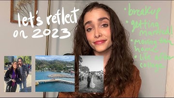 REFLECTING on 2023 + my word for 2024 | setting intentions, goals, & vision for the yr in one word!