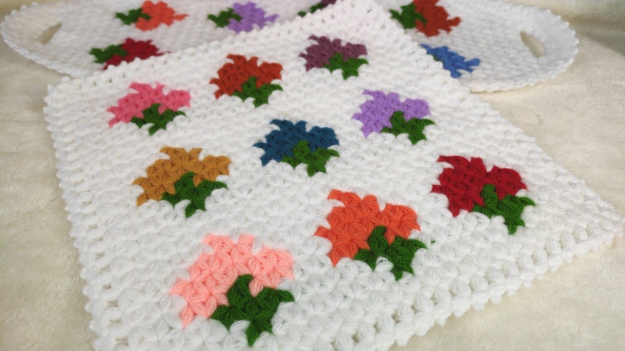 2025 ÇOK GÜZEL ÇOK KOLAY RENGÂRENK KARE LİF MODELİ ADIM ADIM YAPILIŞI 