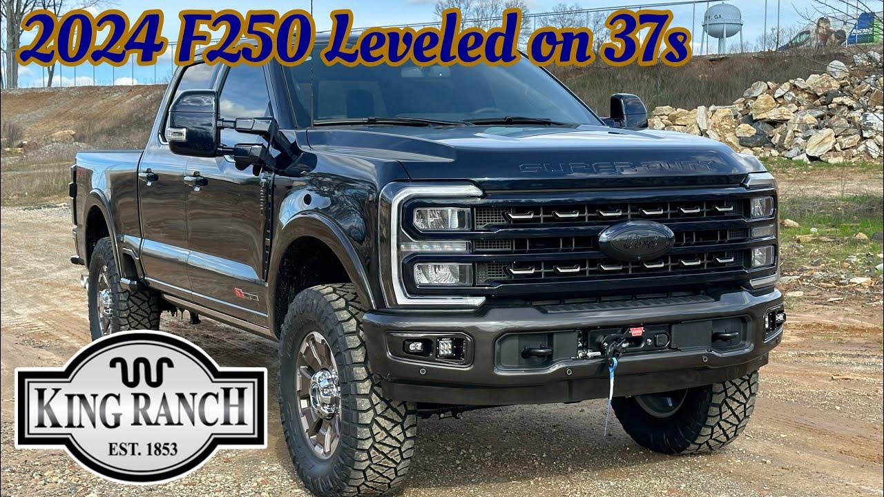 2025 Ford F250 KING RANCH Leveled on 37s PERFECTION YouTube