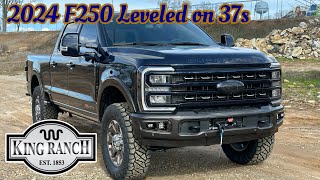 2024 Ford F-250 KING RANCH Leveled on 37s PERFECTION