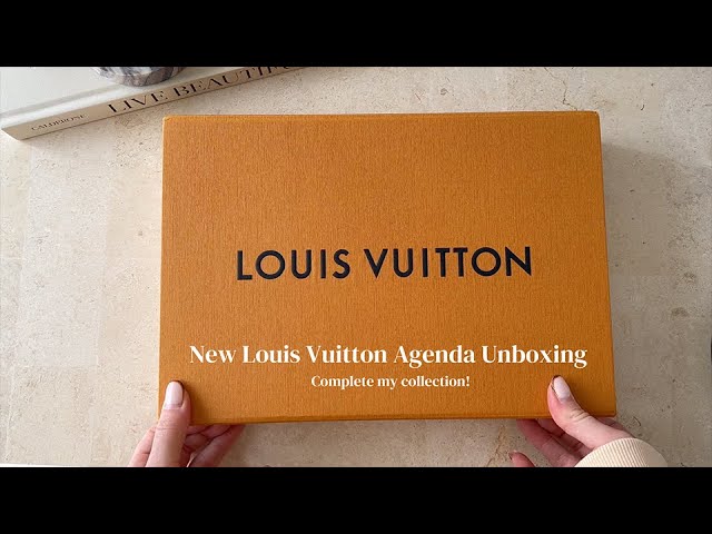 Enjoy this ASMR unboxing of the 2023 Louis Vuitton Agenda Refills #unb