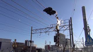 5001F&3702F+3120F通過 名鉄踏切名古屋本線 知立2号
