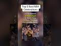 Top 5 Best NBA Celebrations #nba #basketball #nbahighlights #lebronjames #stephcurry #fyp