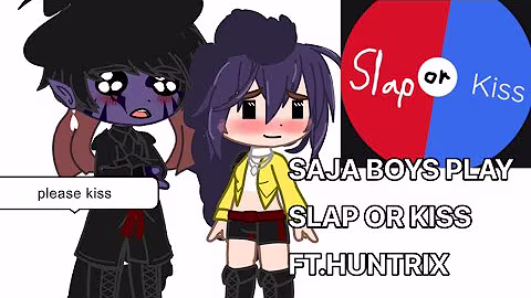 Saja Boys play kiss or slap | +Wheel | Ft.Huntrix | KPop demon hunters Gacha