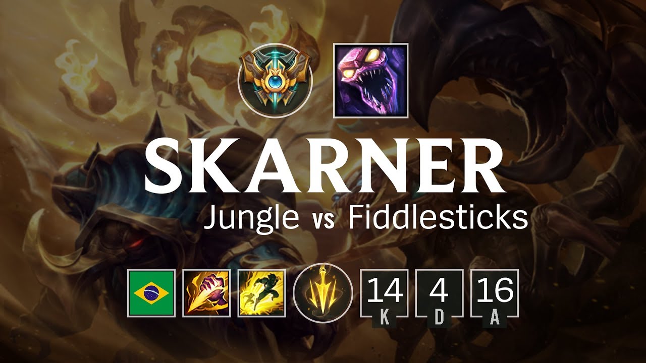 Skarner Jungle vs Fiddlesticks - BR Challenger Patch 8.10