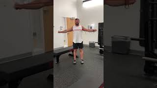 Blessing Wellness Center | Overhand Band Pull Apart