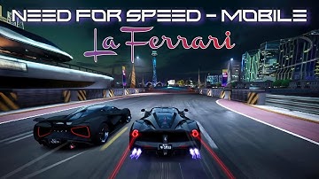 La Ferrari (Black) - Ranked Races at Night | NFS Mobile | Ultra Graphics Gameplay