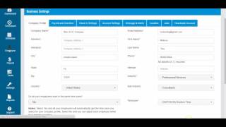 How to update your timezone with Time Clock Hub