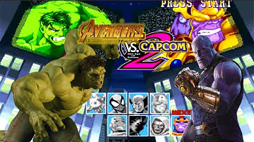 Hulk vs. Thanos w/ Marvel Vs. Capcom Sound Design | Avengers: Infinity War Scene MVC Style