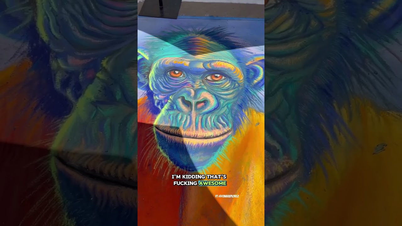 Went to the Pasadena Chalk festival today ! #art  #viralshort #pasadena