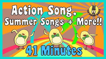 Action Song, Summer Songs + more | Kids Song Compilation | The Singing Walrus
