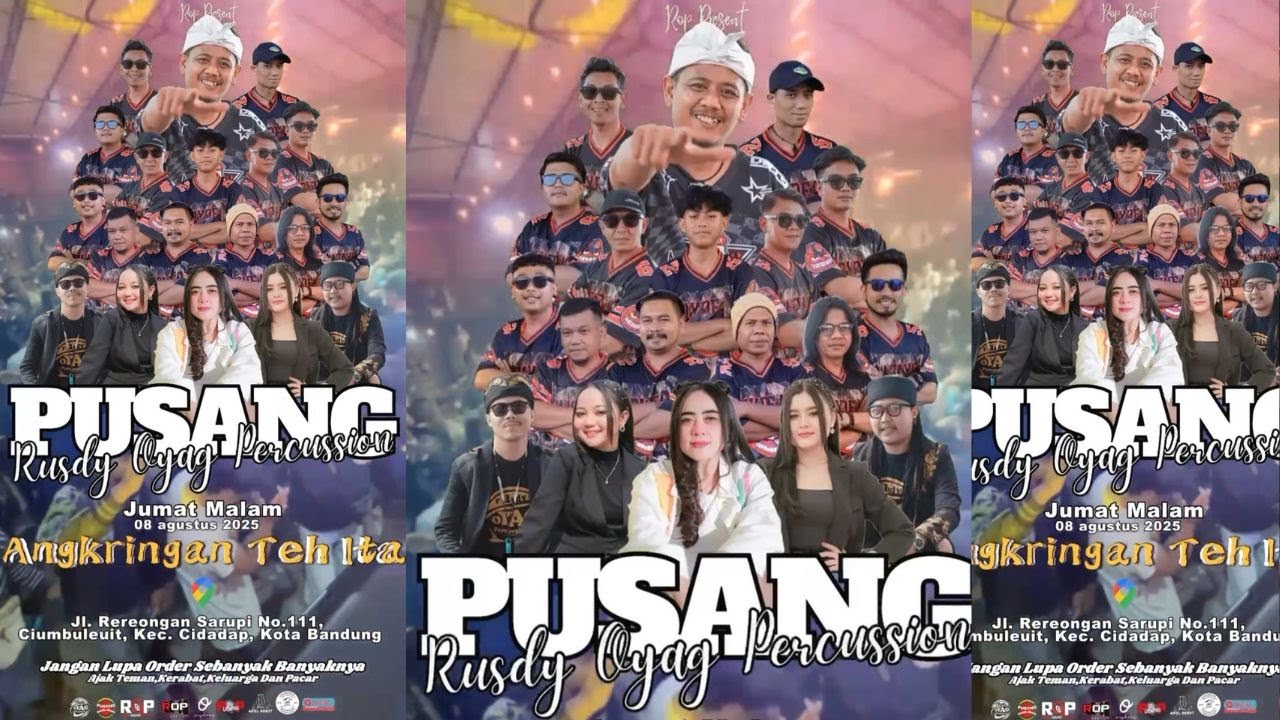 🔴 [LIVE] ANGKRINGAN TEH ITA - PUSANG (RUSDY OYAG PERCUSSION) JUM'AT 8 AGUSTUS 2025