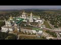 Вход Крестного хода в Почаев 2018