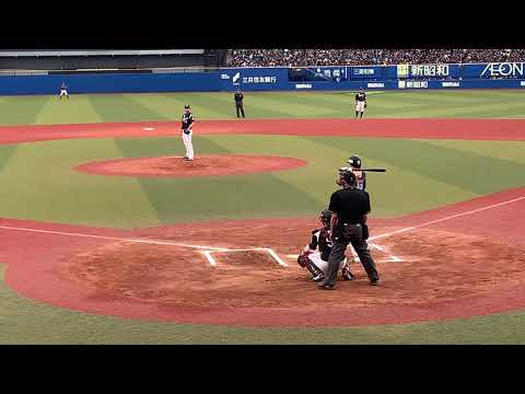 6月1日 千葉ロッテマリーンズvs埼玉西武ライオンズ 10回の表 ライオンズ攻撃時をバックネット裏から撮影