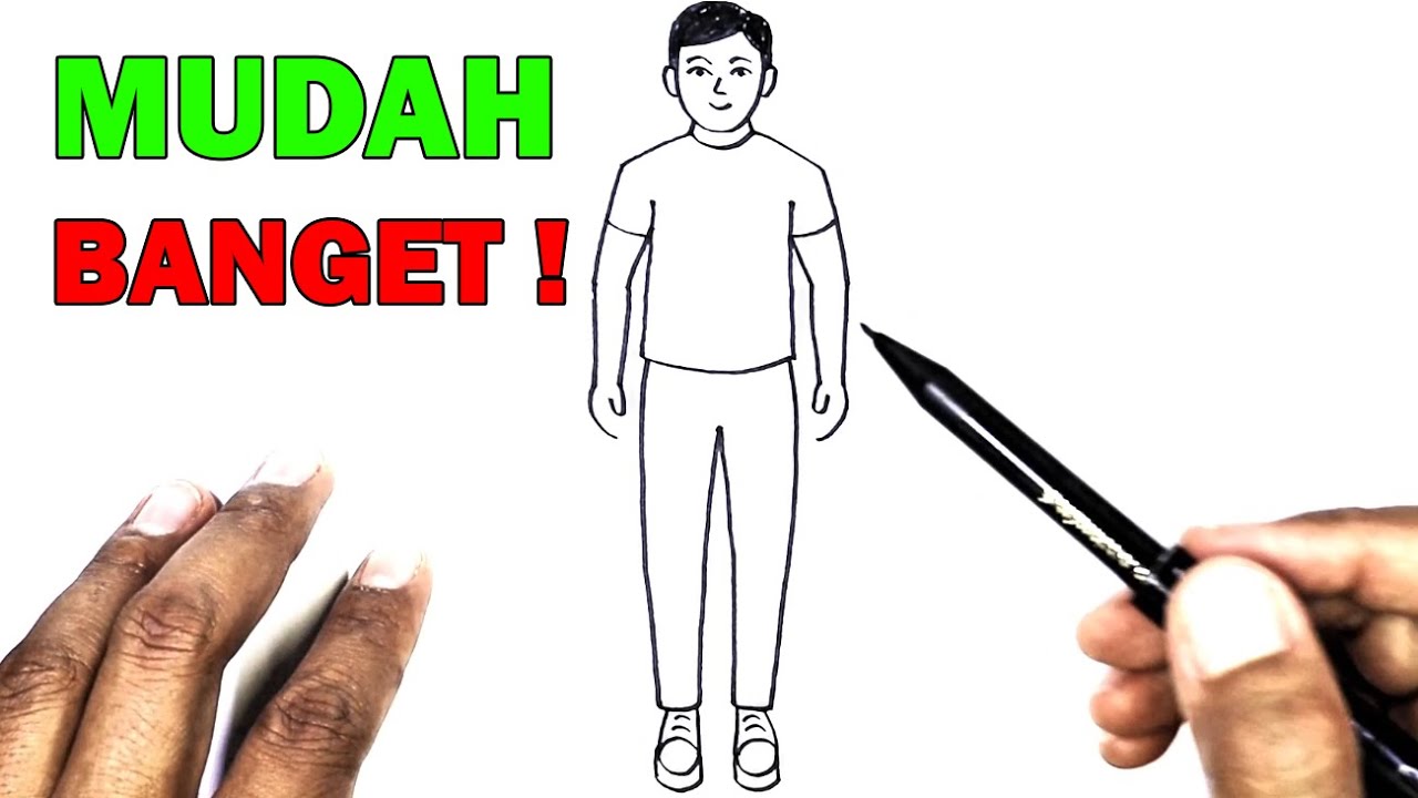 Cara Membuat Gambar Orang | Cara Menggambar Yang Mudah