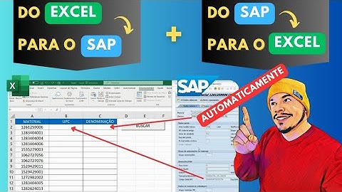Como Utilizar o Excel Para Automatizar e Coletar Dados Na Transação do SAP Automaticamente