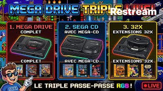Sega Mega Drive 1 with Triple Bypass