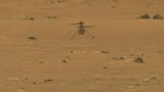 Ingenuity helicopter flies on Mars!! See the first pic \& video