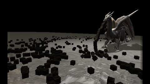 Black Dragon - Modeling, Texturing, Rigging in Blender (WIP 121) Game Engine Animation