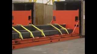 How to Unload Steel Tube from Intermodal Container