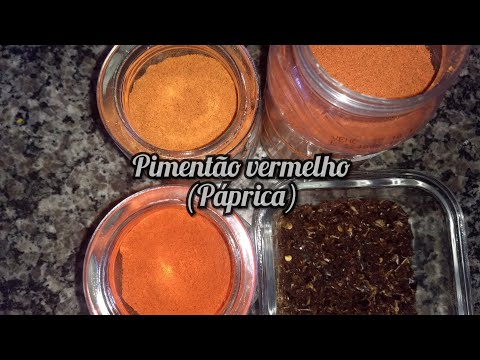 Vídeo: Diferença Entre Pimenta Caiena E Páprica