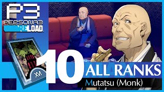 Mutatsu MAX Social Link 1 to 10 - Persona 3 Reload